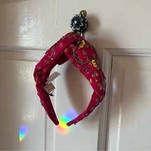 Embellished Pink Headband